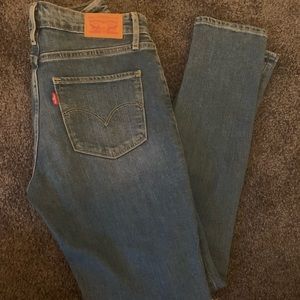 Levi’s skinny 721 high waisted denim
